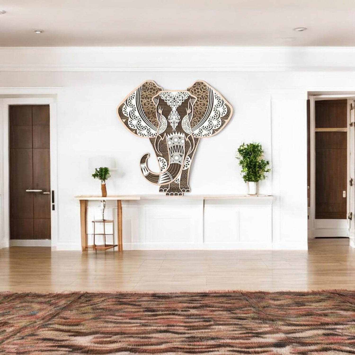 Wooden Multilayer Mandala Art