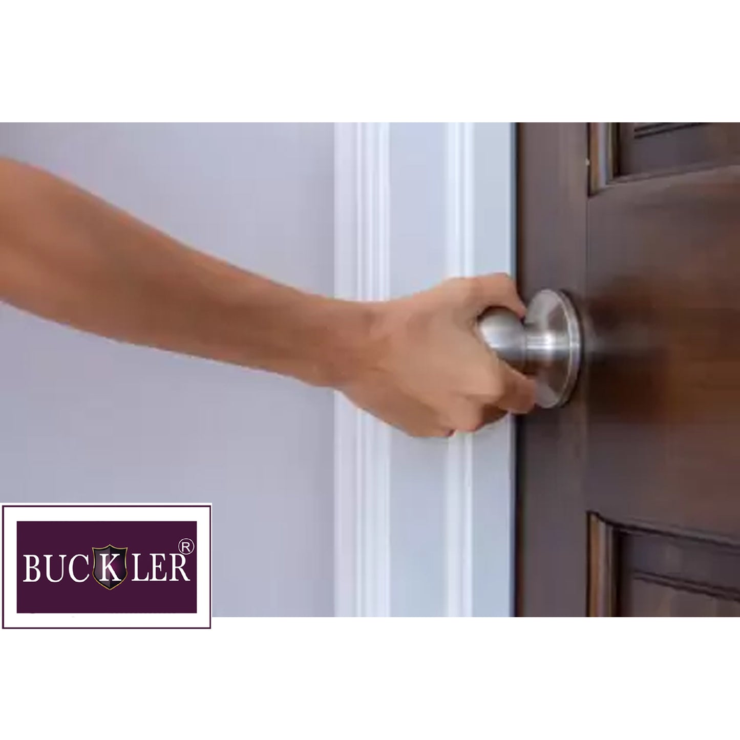BUCKLER Premium Cylindrical Door Lock | Copper Finish Round Door Knob Lock with Keys | Heavy Duty Main Door & Room Door Security Lock